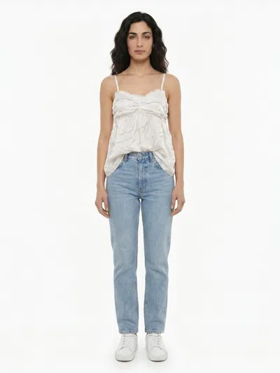 Dolce & Gabbana Silk Blouse In White