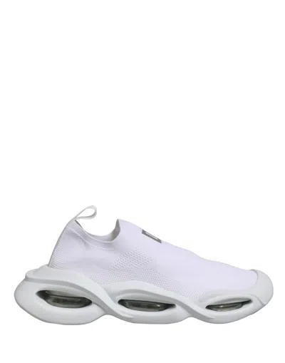 Dolce & Gabbana White Slip On Wave Low Top Sneakers Women's Shoes