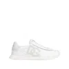 Dolce & Gabbana Cushion Sneaker In Mixed Materials Color White