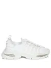 Dolce & Gabbana White Sneakers With Modern Silhouette And Unique Lacing System In White