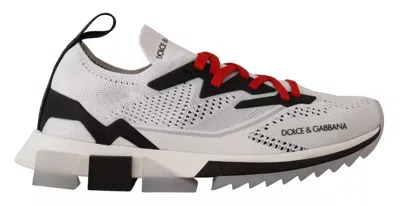 Dolce & Gabbana White Sorrento Sport Stretch Men Shoes Sneakers
