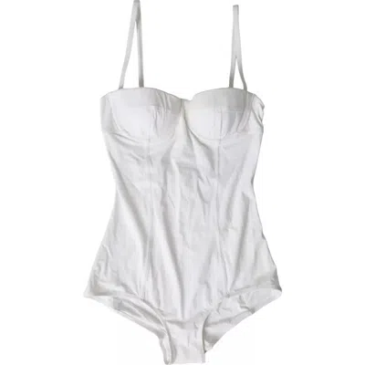 Dolce & Gabbana White Swimsuit One Piece Women Beachwear Bikini | ModeSens