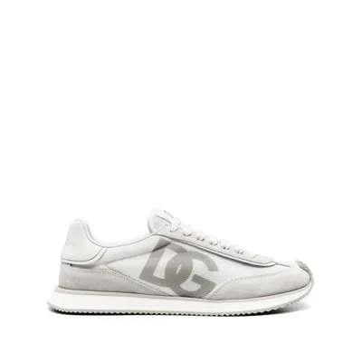 DOLCE & GABBANA DOLCE & GABBANA WHITE TRAINERS - LOW-TOPS MEN