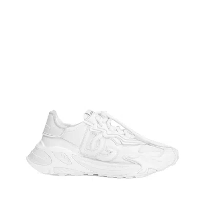 DOLCE & GABBANA DOLCE & GABBANA WHITE TRAINERS - LOW-TOPS MEN