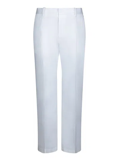 Dolce & Gabbana White Trousers With Mid-high Waist