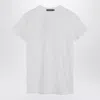 Dolce & Gabbana White T-shirt With Logo Embroidery In White