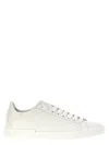 Dolce & Gabbana Portofino Vintage Leather Low-top Sneakers In White