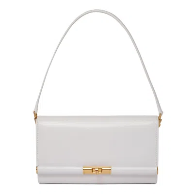 Dolce & Gabbana White Vitello Bags In Red