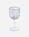 Dolce & Gabbana White Wine Glass In Multicolor