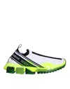 Dolce & Gabbana Logo-print Stretch-knit Slip-on Sneakers