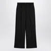 Dolce & Gabbana Wide Black Pinstriped Pants