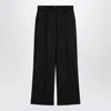 Dolce & Gabbana Wide Black Pinstriped Pants