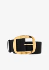 Dolce & Gabbana Large Buckle Strap Accessory In Black