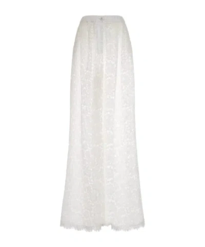 Dolce & Gabbana Wide-leg Casual Pants In White