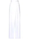 Dolce & Gabbana High-waist Flared Trousers In White