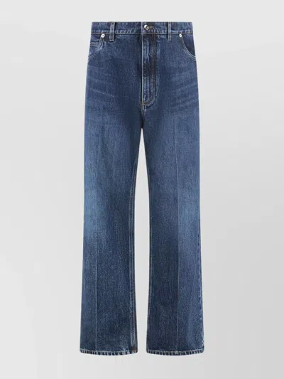DOLCE & GABBANA WIDE LEG JEANS BELT LOOPS