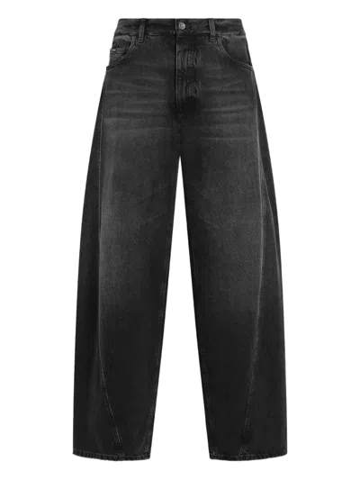 Dolce & Gabbana Wide-leg Jeans In Black