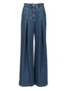 Dolce & Gabbana Straight Fit Trousers With 5 Pockets In Blue