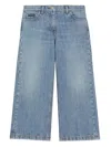Dolce & Gabbana Wide-leg Jeans In Blue