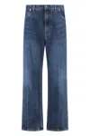 Dolce & Gabbana Wide Leg Jeans In Navy
