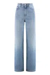 Dolce & Gabbana Wide-leg Jeans With 5 Pockets In Blue