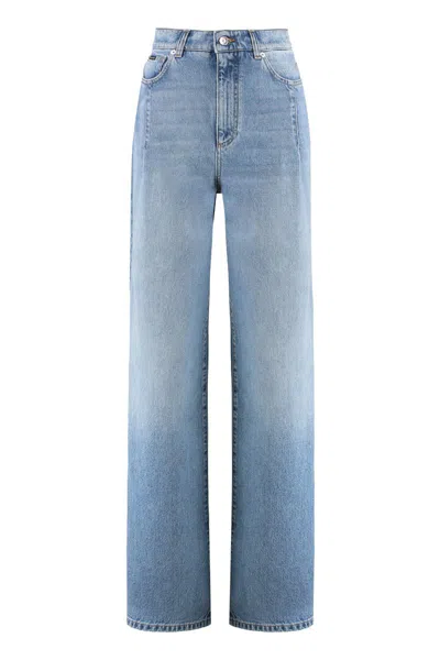 DOLCE & GABBANA DOLCE & GABBANA WIDE-LEG JEANS WITH 5 POCKETS