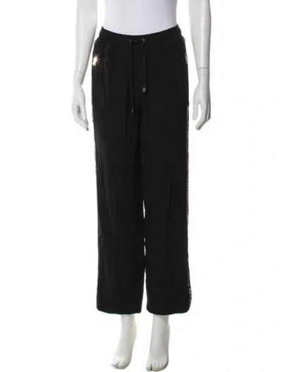 Pre-owned Dolce & Gabbana Wide Leg Pants In Black