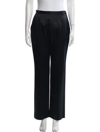 Pre-owned Dolce & Gabbana Wide Leg Pants In Black
