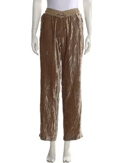 Pre-owned Dolce & Gabbana Wide Leg Pants In Brown