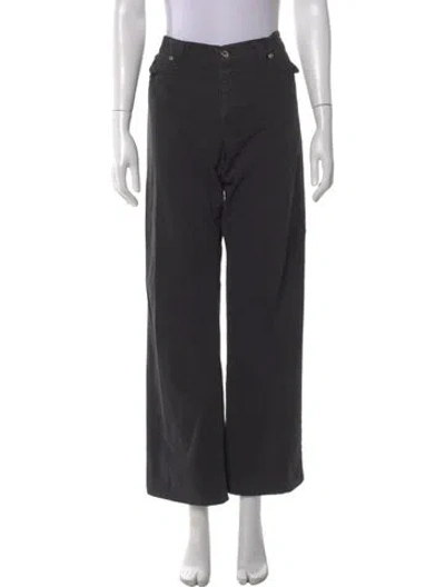 Pre-owned Dolce & Gabbana Wide Leg Pants In Gray