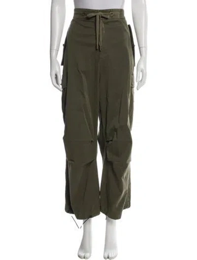 Pre-owned Dolce & Gabbana Wide Leg Pants In Green