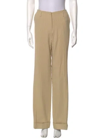 Pre-owned Dolce & Gabbana Wide Leg Pants In Neutral
