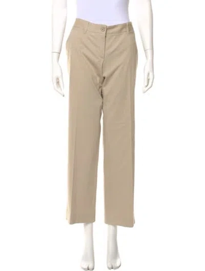 Pre-owned Dolce & Gabbana Wide Leg Pants In Neutral
