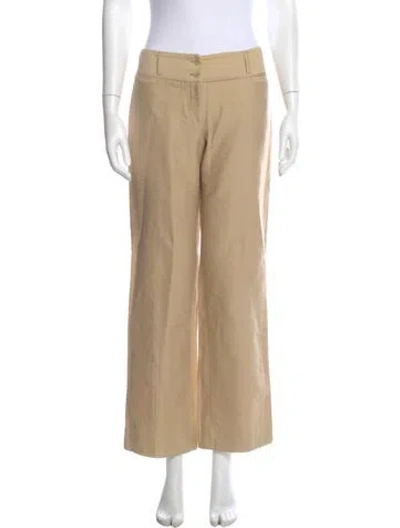 Pre-owned Dolce & Gabbana Wide Leg Pants In Neutral