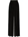 Dolce & Gabbana Chiffon Trouser With Removable Shorts In Black