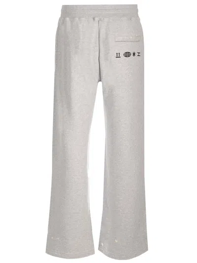Dolce & Gabbana Wide Leg Sweat Pants In Grey