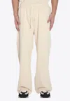 Dolce & Gabbana Wide-leg Track Pants In Cream