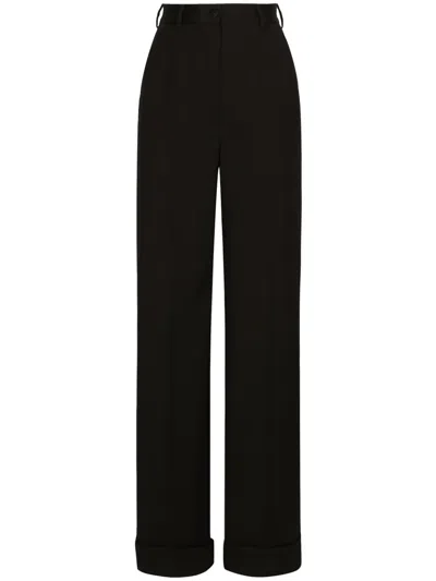 DOLCE & GABBANA WIDE-LEG TROUSERS