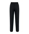 Dolce & Gabbana Wide-leg Trousers In Black