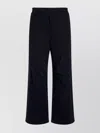 Dolce & Gabbana Elasticated-waistband Panelled Track Pants In Black