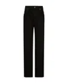 Dolce & Gabbana High-rise Drop-crotch Boyfriend Jeans In Black