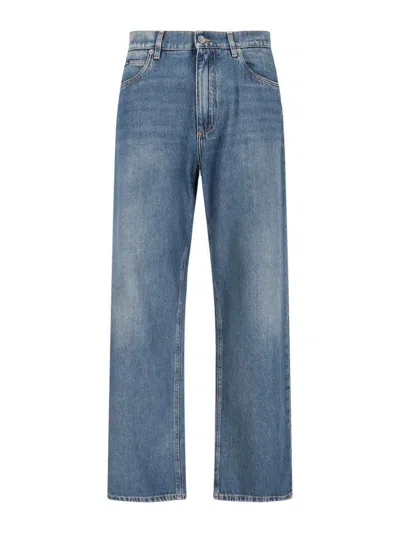 DOLCE & GABBANA WIDE LOGO JEANS