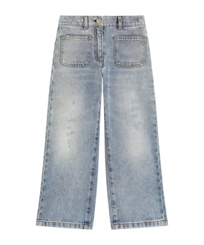 Dolce & Gabbana Wide-leg Jeans In Blue