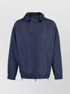 Dolce & Gabbana Windbreaker Jacket With Adjustable Drawstring And Hood