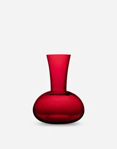 Dolce & Gabbana Wine Pitcher In Murano Glass Multicolor Unisex Onesize