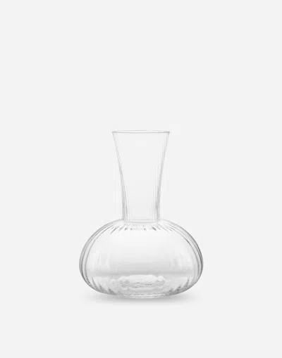 Dolce & Gabbana Wine Pitcher In Murano Glass In Multicolor
