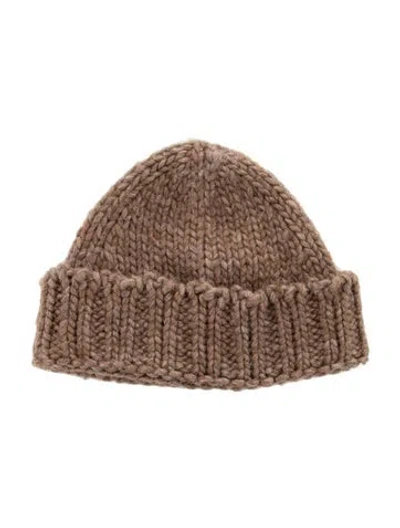 Pre-owned Dolce & Gabbana Winter Beanie In Brown