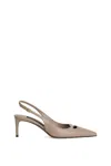 Dolce & Gabbana 60mm Slingback Pumps In Gold
