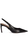 Dolce & Gabbana Dolce&gabbana Low Black Patent Leather Slingback In Black