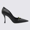 Dolce & Gabbana 90mm Leather Pointed-toe Pumps In Black